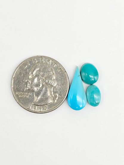 Mexican Turquoise Lot | Artisan Cut Gemstone