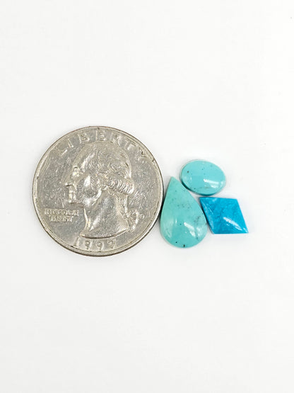 Mexican Turquoise Lot | Artisan Cut Gemstone