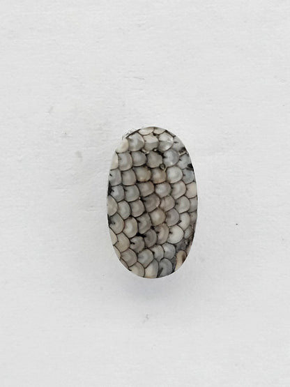 Snake skin agate cabochon