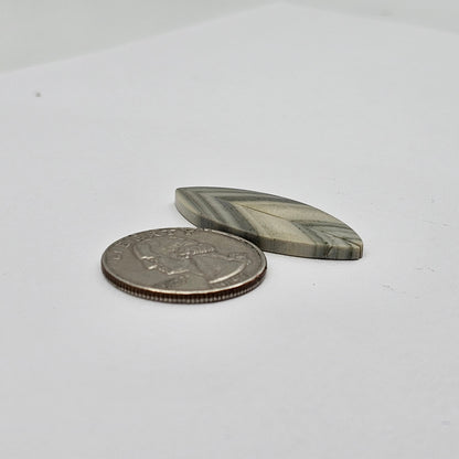 Saturn Jasper cabochon pair