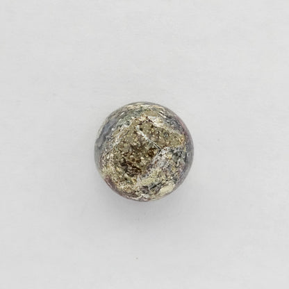 Moss agate high dome cabochon