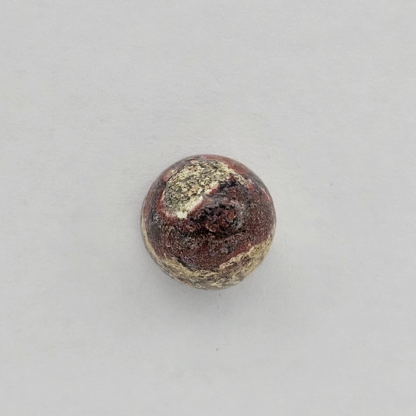 Moss agate high dome cabochon