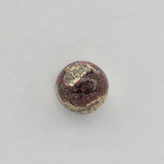 Moss agate high dome cabochon