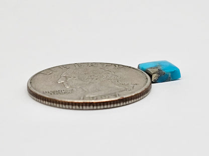 Mexican Turquoise with Pyrite Cabochon | Artisan Cut Gemstone