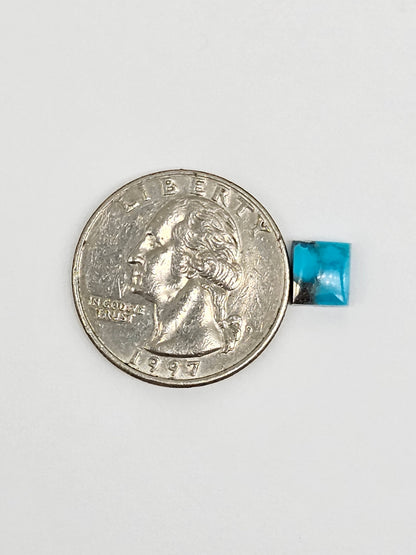 Mexican Turquoise with Pyrite Cabochon | Artisan Cut Gemstone