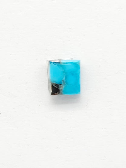 Mexican Turquoise with Pyrite Cabochon | Artisan Cut Gemstone