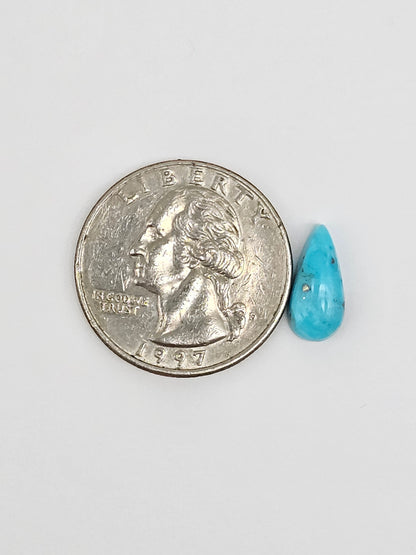 Mexican Turquoise with Pyrite Cabochon | Artisan Cut Gemstone