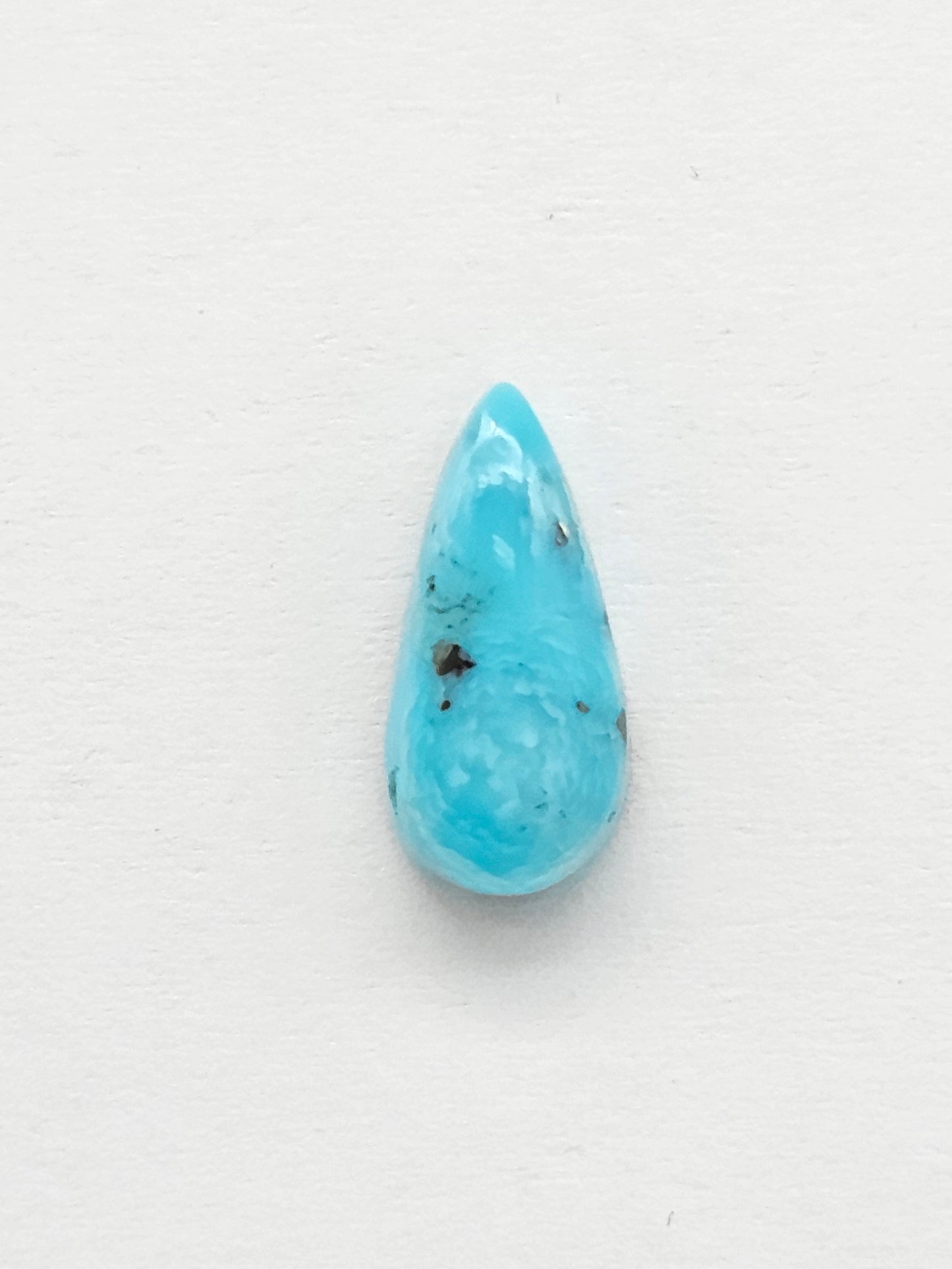 Mexican Turquoise with Pyrite Cabochon | Artisan Cut Gemstone
