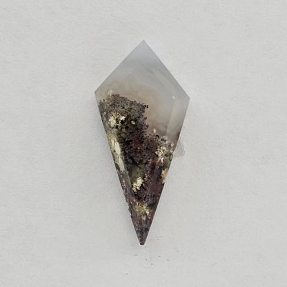Moss agate cabochon