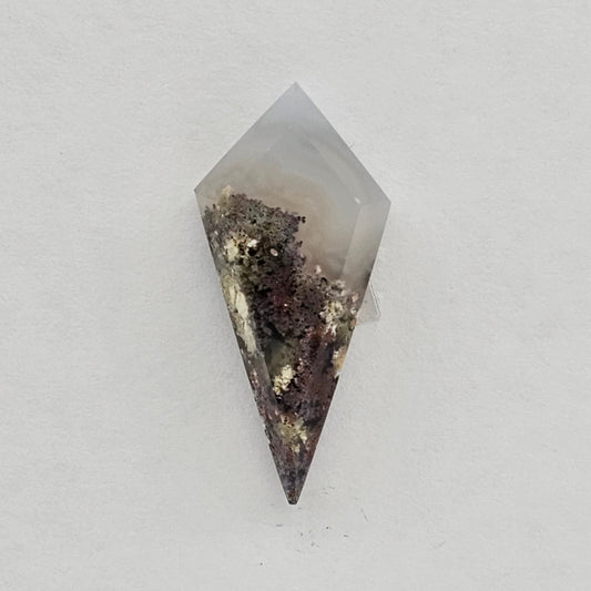 Moss agate cabochon