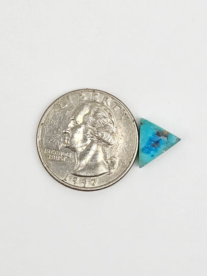Mexican Turquoise with Pyrite Cabochon | Artisan Cut Gemstone