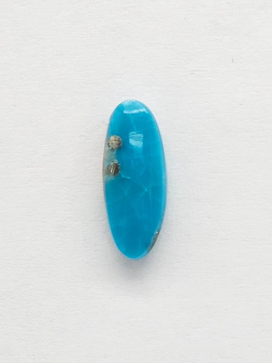 Mexican Turquoise with Pyrite Cabochon | Artisan Cut Gemstone