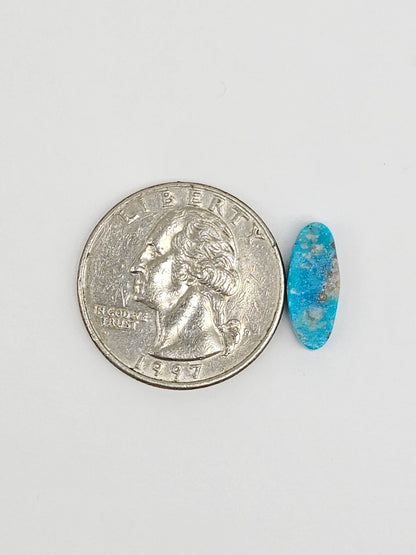 Mexican Turquoise with Pyrite Cabochon | Artisan Cut Gemstone