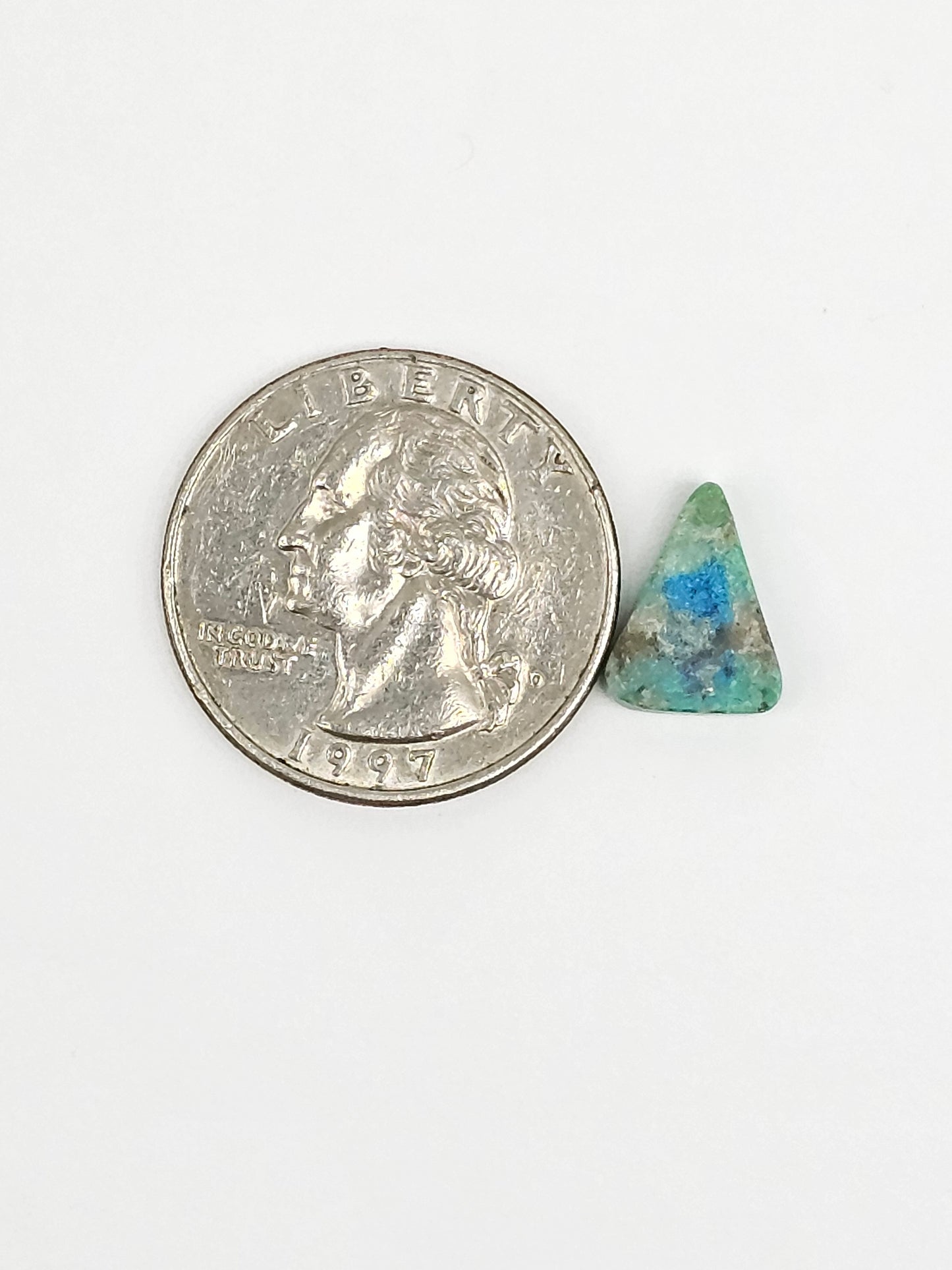 Mexican Turquoise with Pyrite Cabochon | Artisan Cut Gemstone