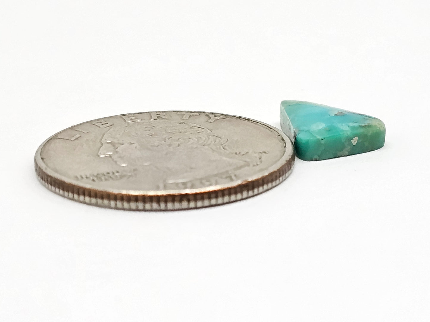 Mexican Turquoise with Pyrite Cabochon | Artisan Cut Gemstone