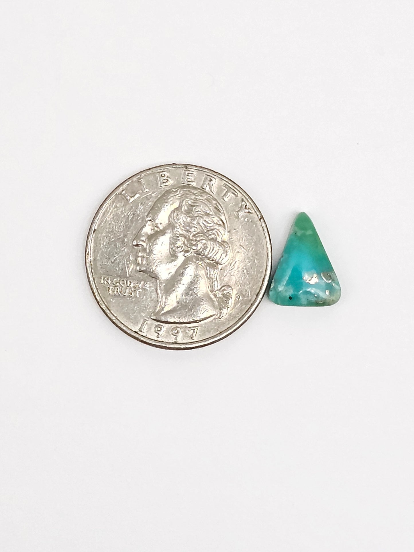 Mexican Turquoise with Pyrite Cabochon | Artisan Cut Gemstone