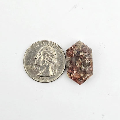 Moss agate cabochon