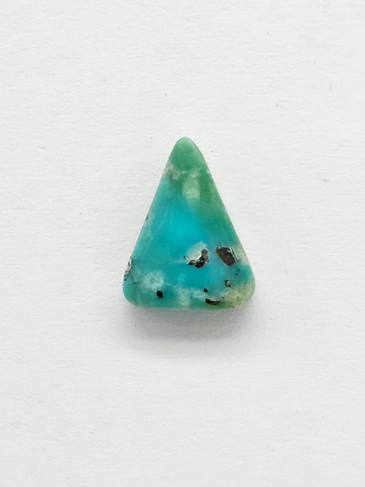 Mexican Turquoise with Pyrite Cabochon | Artisan Cut Gemstone