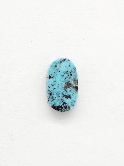 Mexican Turquoise with Pyrite Cabochon | Artisan Cut Gemstone
