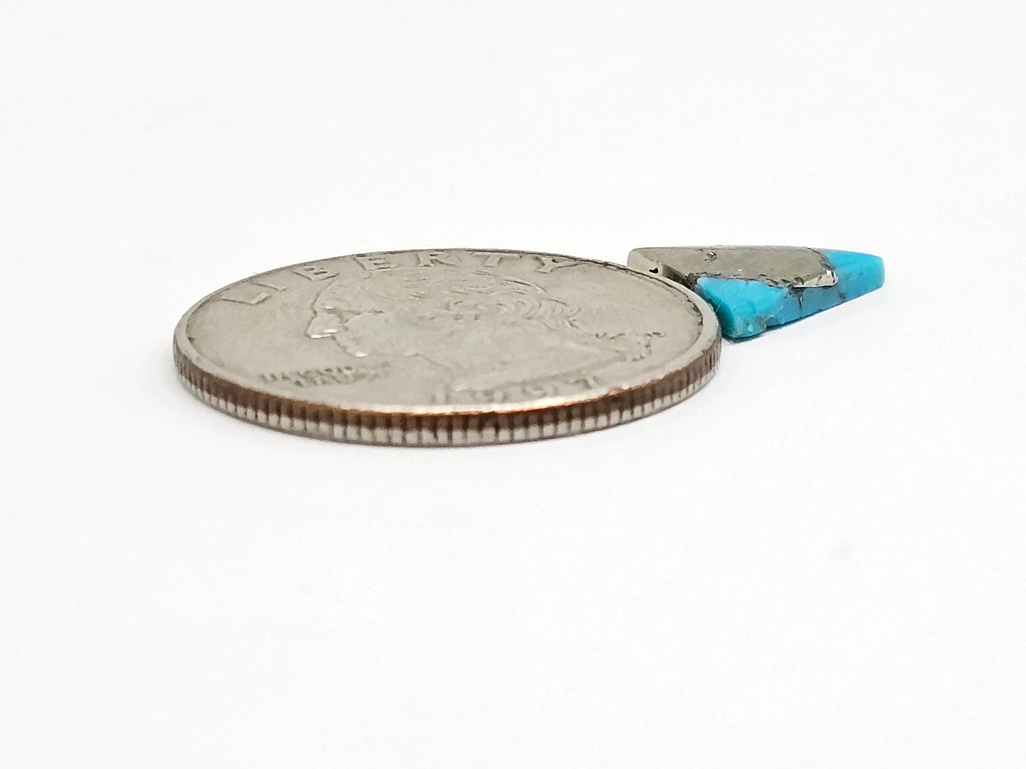Mexican Turquoise with Pyrite Cabochon | Artisan Cut Gemstone