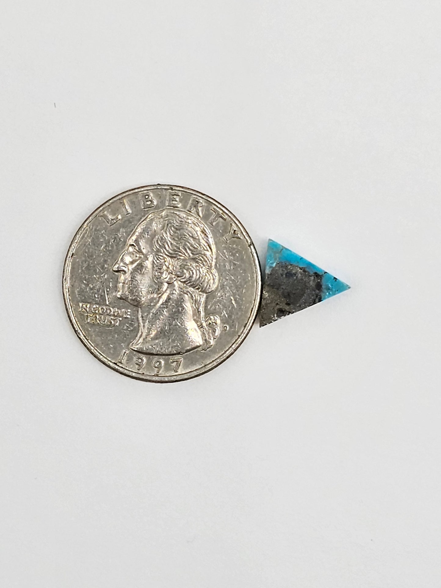 Mexican Turquoise with Pyrite Cabochon | Artisan Cut Gemstone