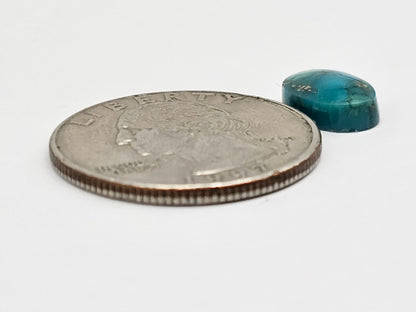 Mexican Turquoise with Pyrite Cabochon | Artisan Cut Gemstone