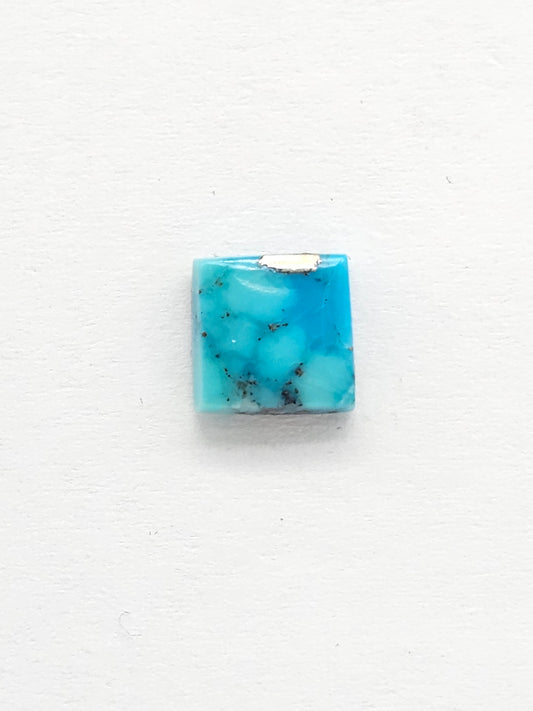 Mexican Turquoise with Pyrite Cabochon | Artisan Cut Gemstone