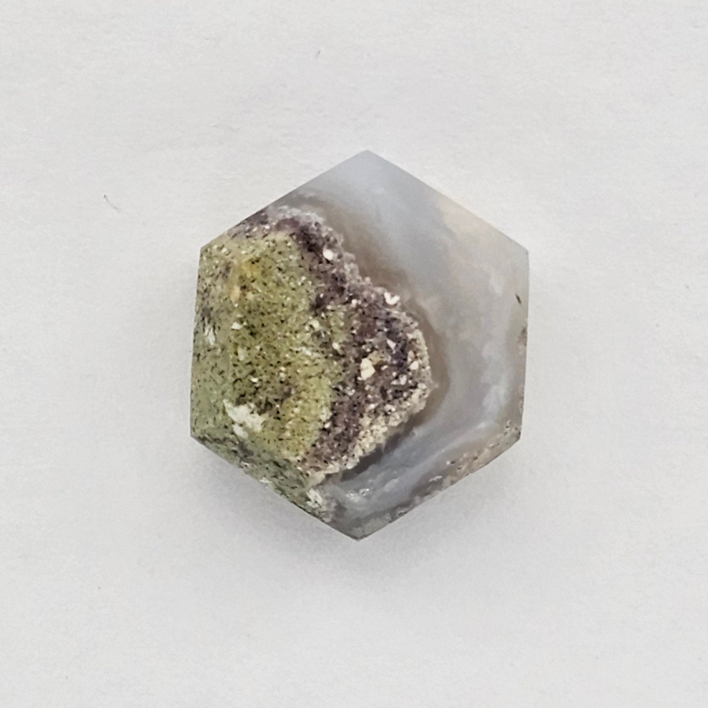 Moss agate cabochon