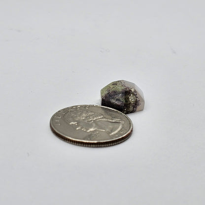 Moss agate cabochon