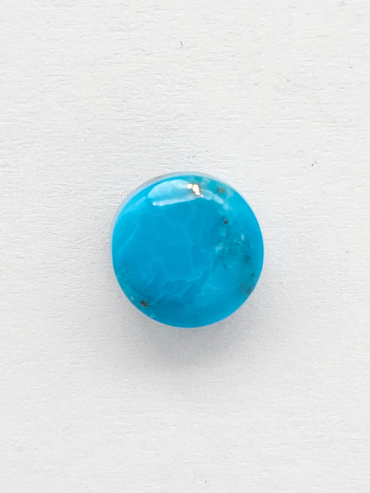 Mexican Turquoise with Pyrite Cabochon | Artisan Cut Gemstone