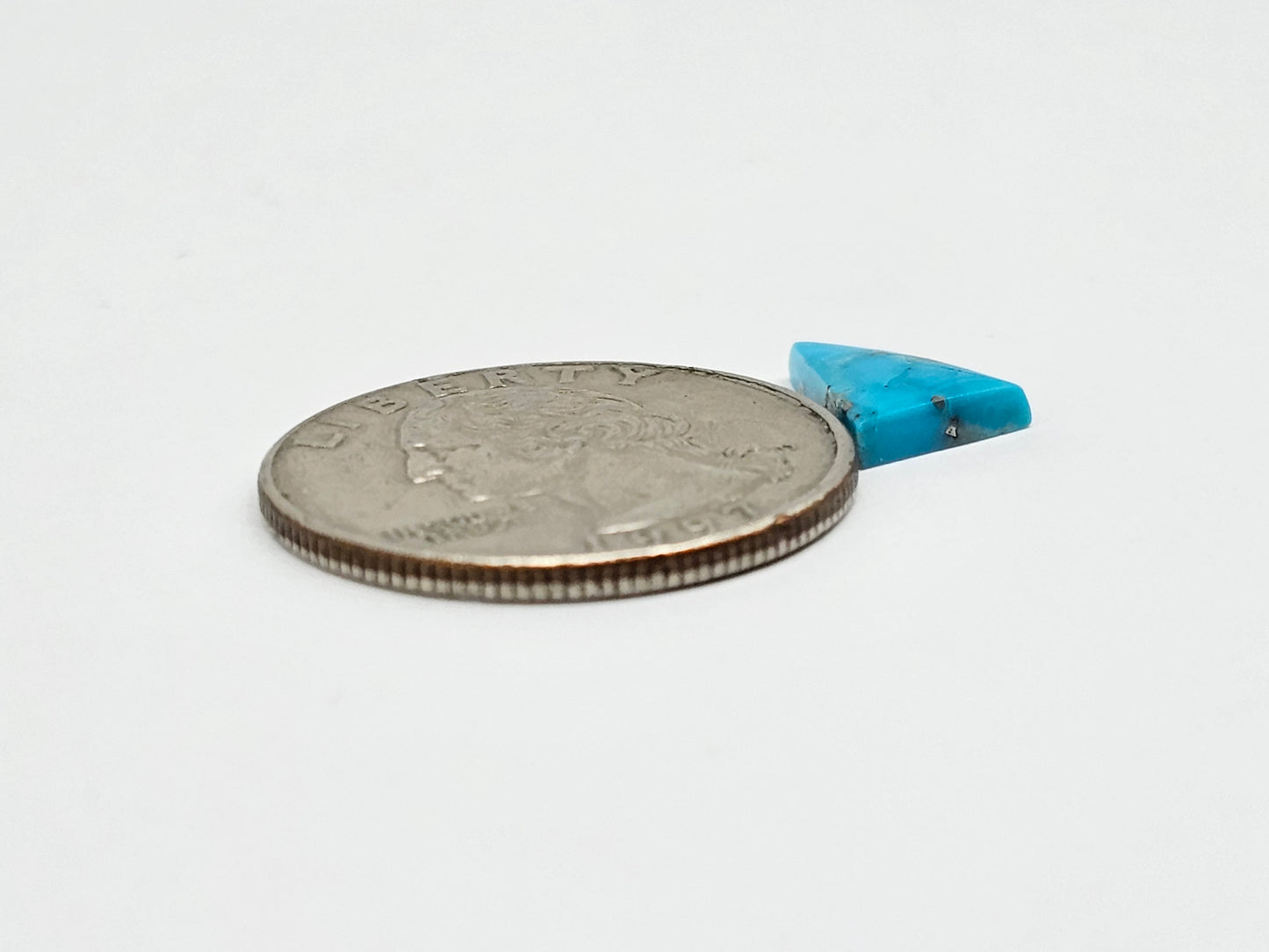 Mexican Turquoise with Pyrite Cabochon | Artisan Cut Gemstone