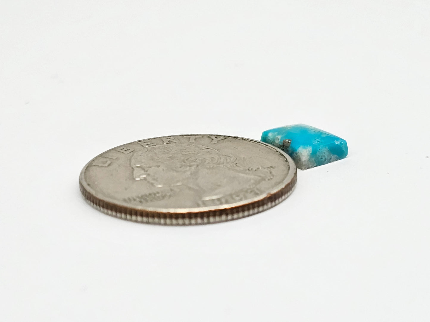Mexican Turquoise with Pyrite Cabochon | Artisan Cut Gemstone