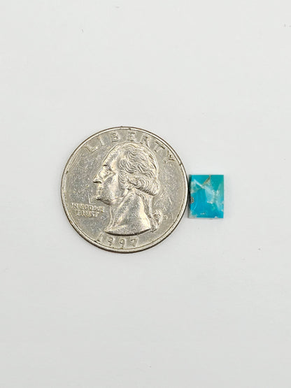 Mexican Turquoise with Pyrite Cabochon | Artisan Cut Gemstone