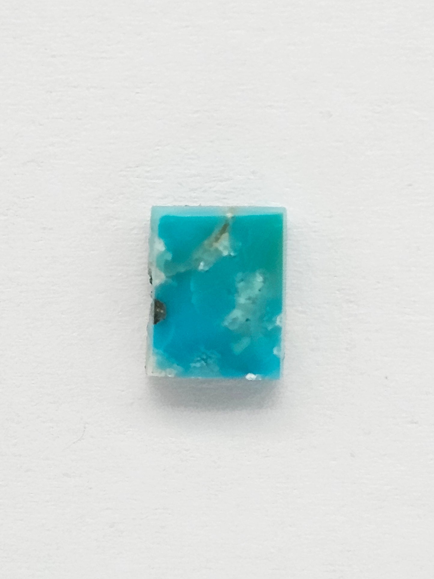Mexican Turquoise with Pyrite Cabochon | Artisan Cut Gemstone