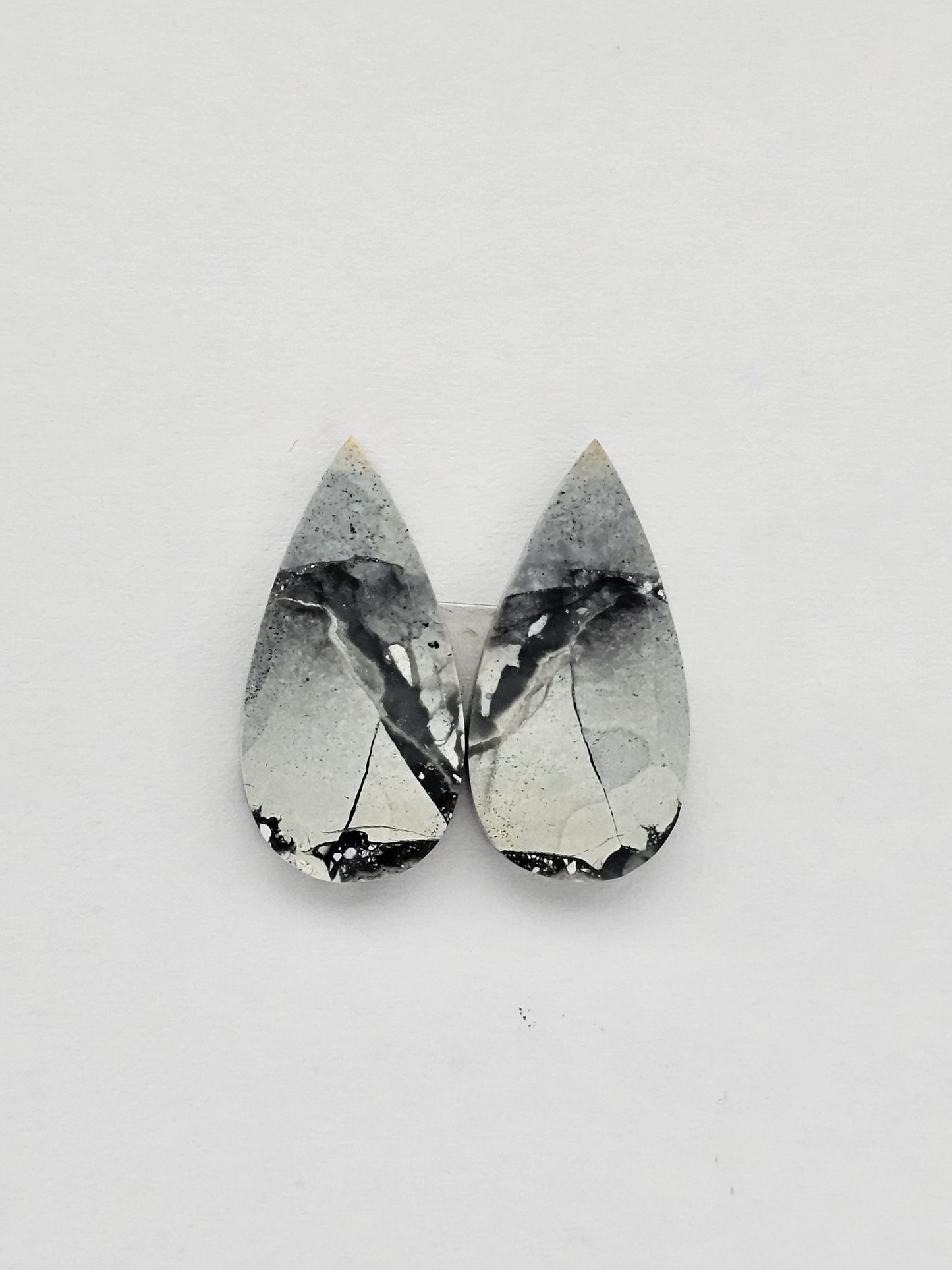 Maligano Jasper cabochon pair