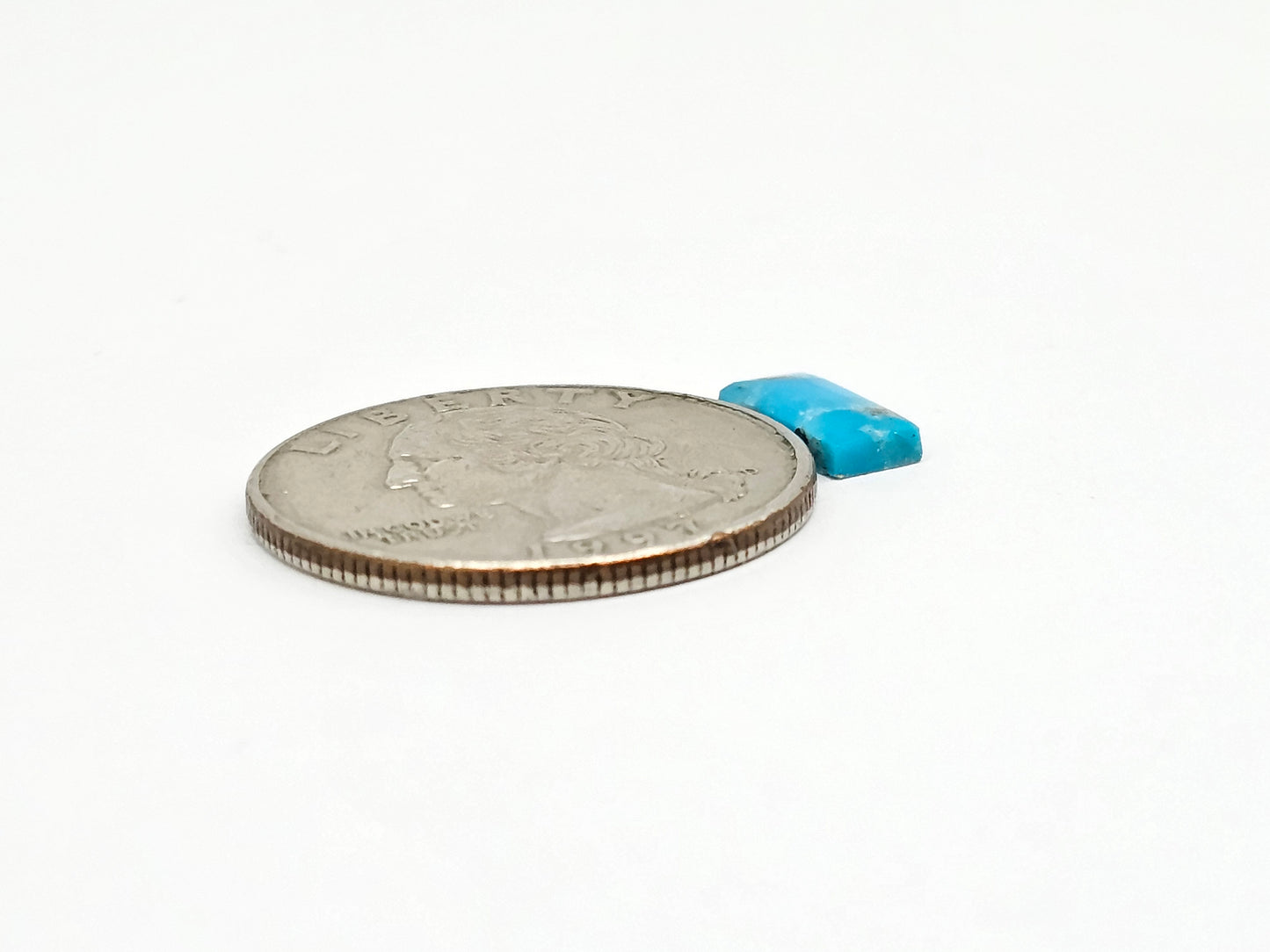 Mexican Turquoise with Pyrite Cabochon | Artisan Cut Gemstone