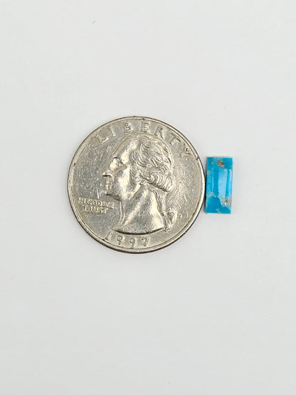 Mexican Turquoise with Pyrite Cabochon | Artisan Cut Gemstone