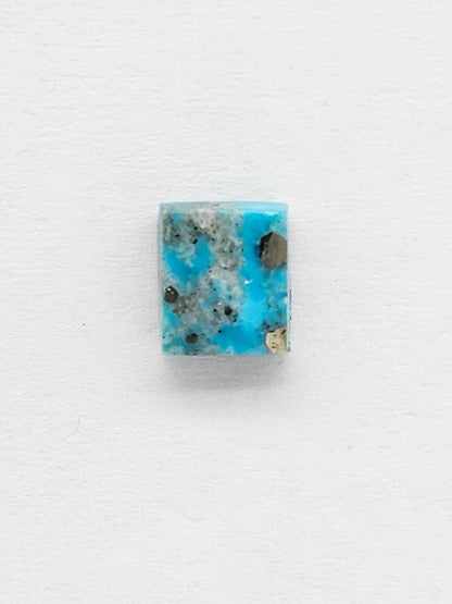 Mexican Turquoise with Pyrite Cabochon | Artisan Cut Gemstone