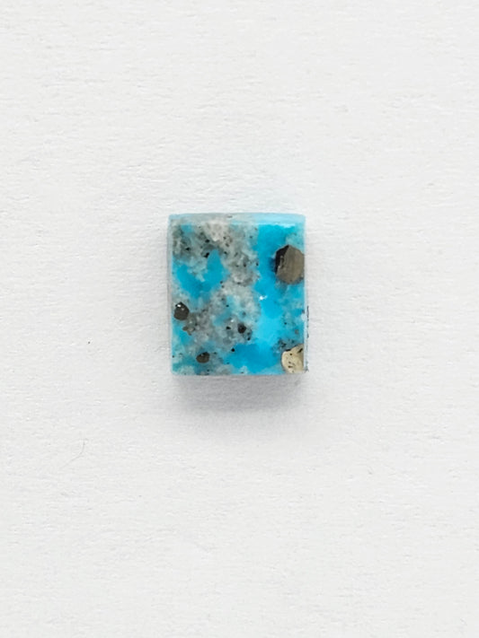 Mexican Turquoise with Pyrite Cabochon | Artisan Cut Gemstone