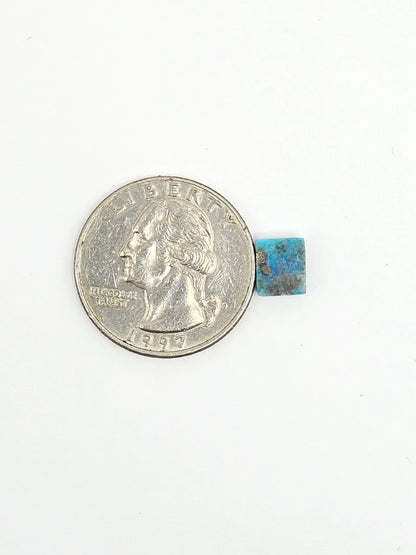 Mexican Turquoise with Pyrite Cabochon | Artisan Cut Gemstone