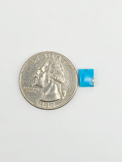Mexican Turquoise with Pyrite Cabochon | Artisan Cut Gemstone