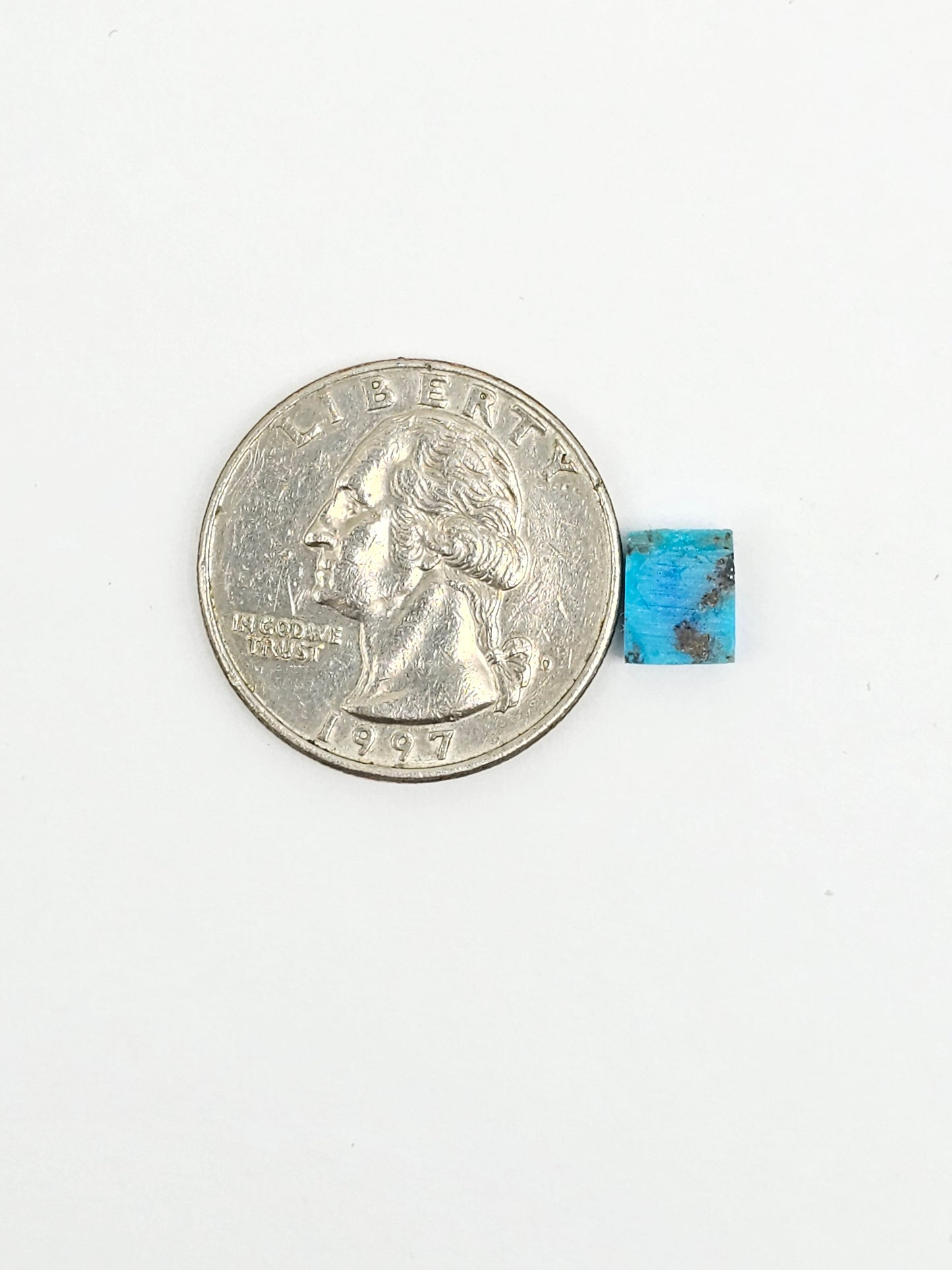 Mexican Turquoise with Pyrite Cabochon | Artisan Cut Gemstone