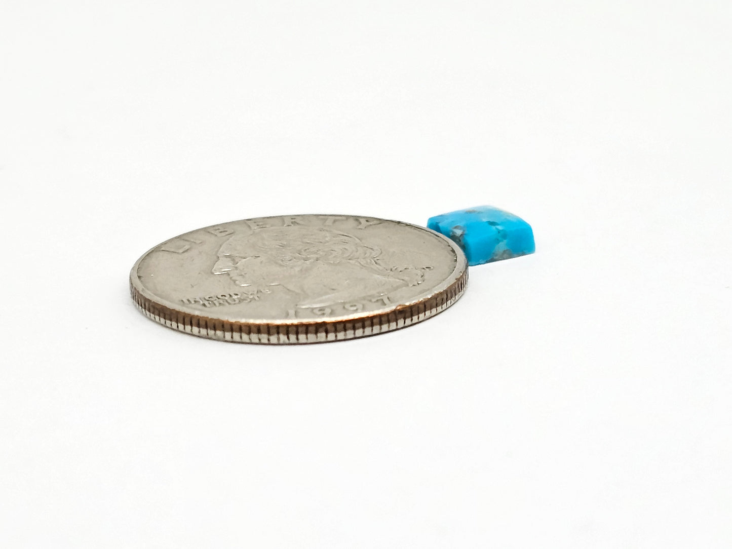 Mexican Turquoise with Pyrite Cabochon | Artisan Cut Gemstone