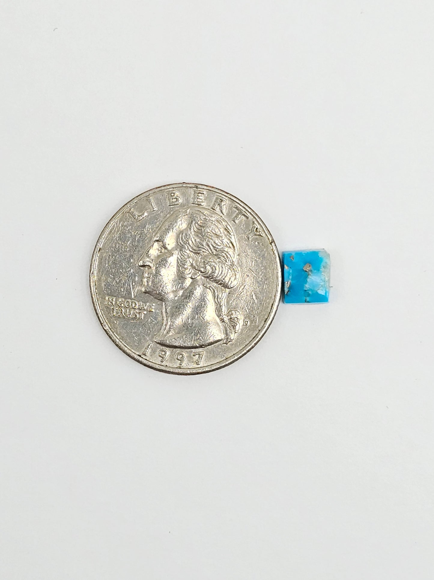 Mexican Turquoise with Pyrite Cabochon | Artisan Cut Gemstone