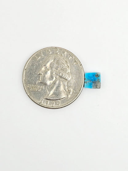 Mexican Turquoise with Pyrite Cabochon | Artisan Cut Gemstone