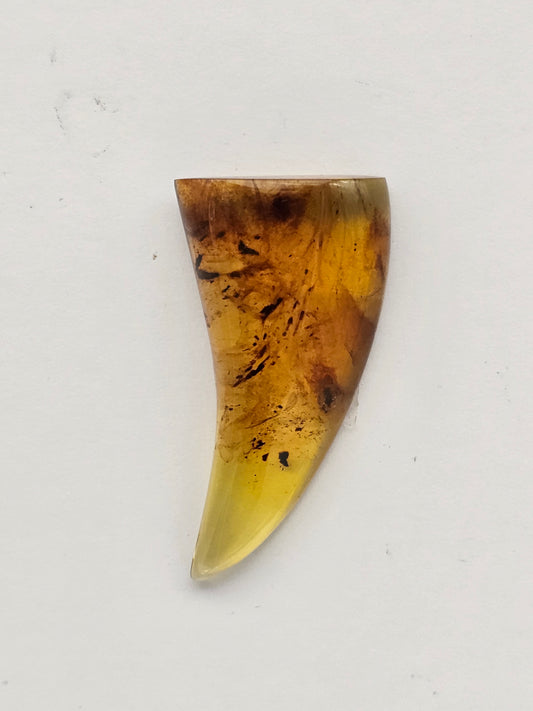 Amber authentic cabochon large