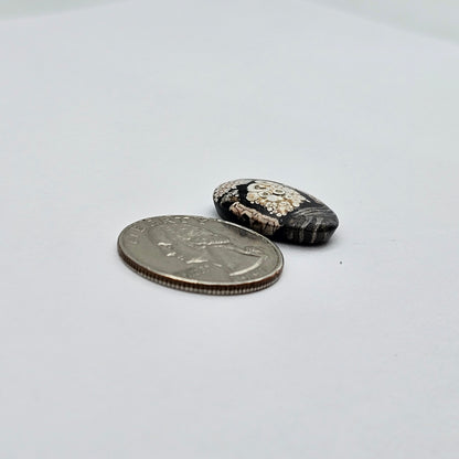 Snake skin agate cabochon large