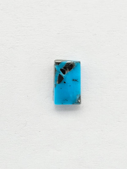 Mexican Turquoise with Pyrite Cabochon | Artisan Cut Gemstone
