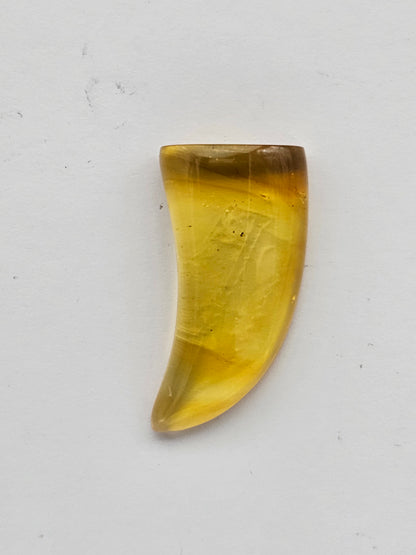 Amber authentic cabochon large