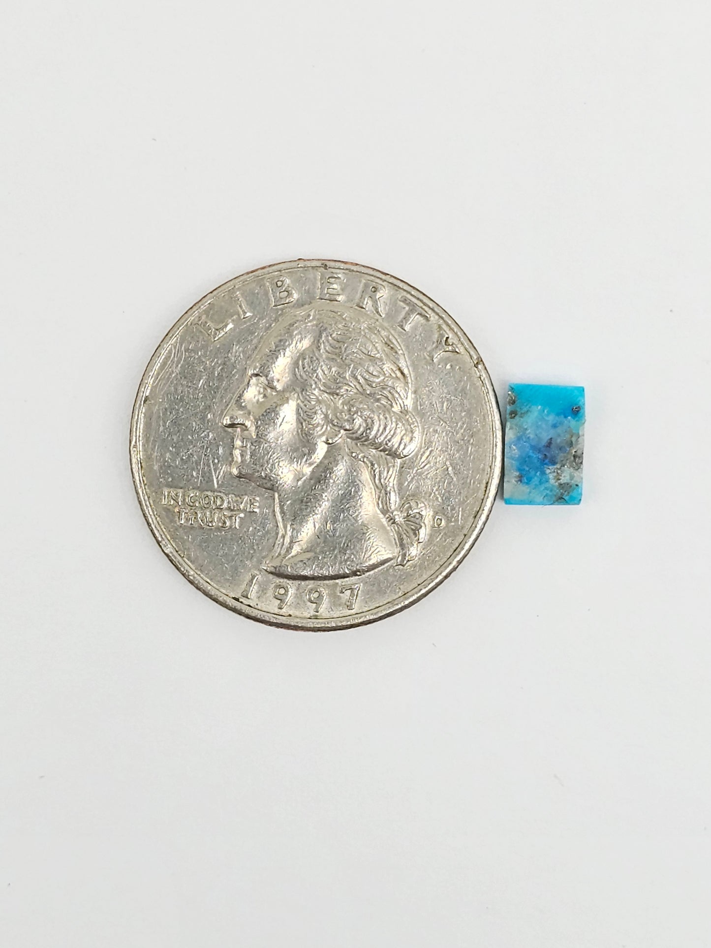 Mexican Turquoise with Pyrite Cabochon | Artisan Cut Gemstone